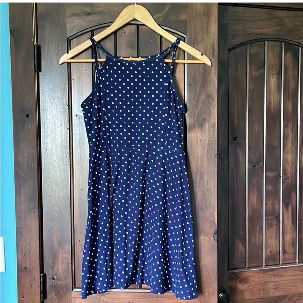 Blue Polka Dot Dress